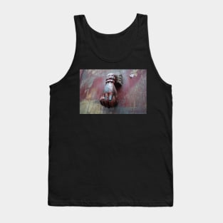 Hand door knocker. Tank Top